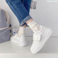 Korean Version Thick-Soled Student White Shoes Summer Fashionable Board All-Match Ladies Sports Casual Single Students Trendy Japanese