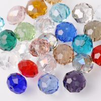 10pcs 16x12mm Big Rondelle Faceted Cut Crystal Glass Loose Prism Beads for Jewelry Making DIY Crafts Findings