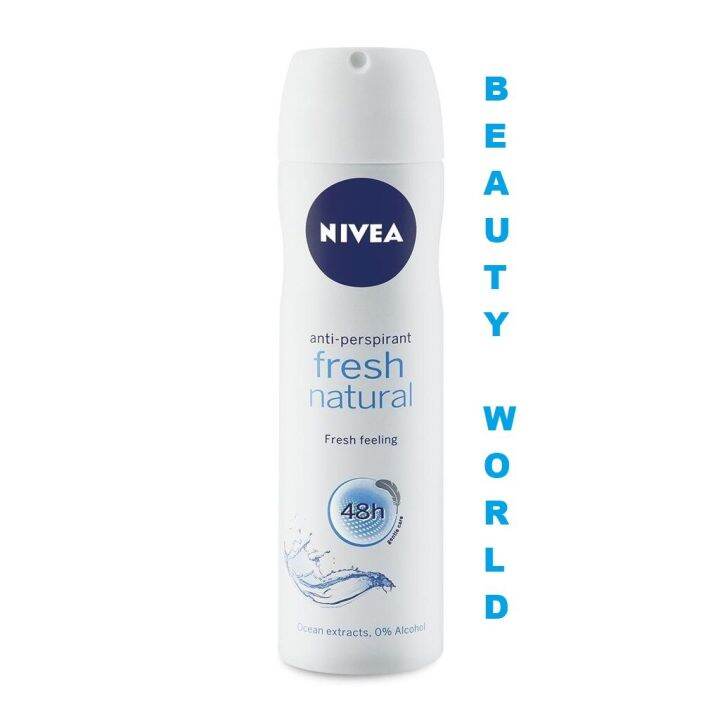 New Stock NIVEA Body SPRAY 150ML Fresh Natural Lazada