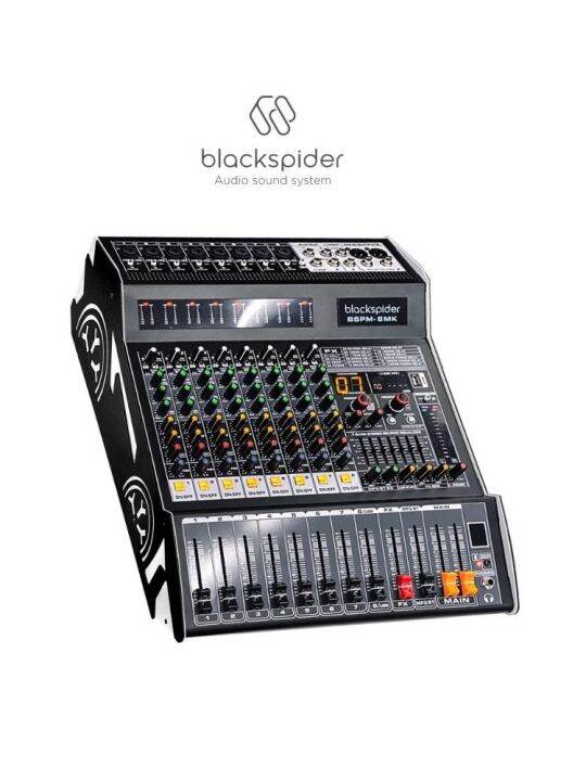 Black Spider BSPM8MK 8CH Power Mixer Lazada