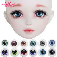 Adollya Eyes สำหรับตุ๊กตาเครื่องประดับดวงตาสำหรับตุ๊กตา BJD SD ขนาด14มม. 16มม. 18มม. ตุ๊กตาการ์ตูนสีสันสดใส S สำหรับ1/3 1/4 1/6ตุ๊กตาข้อต่อแบบเบ้า