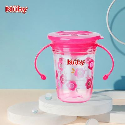 【Ready】🌈 Nuby/Nuby Magic Cup Baby Learning Drinking Cup Infants and Children Drinking Water and Milk Anti-choking Sucking Drinking Drinking Cup