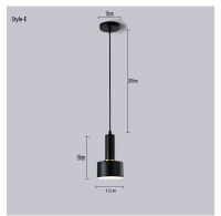 Bedside Modern Pendant Light Bar Counter Nordic Hanging Lamp Loft Dining Table Kitchen Island Suspension Lighting Fixture light