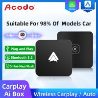 Acodo Mini Carplay&amp;Auto Box Dongle Wired To Wireless For Audi BMW Mercedes Toyota Mazda Nissan BMW Suzuki Subaru Kia Ford Opel Skoda