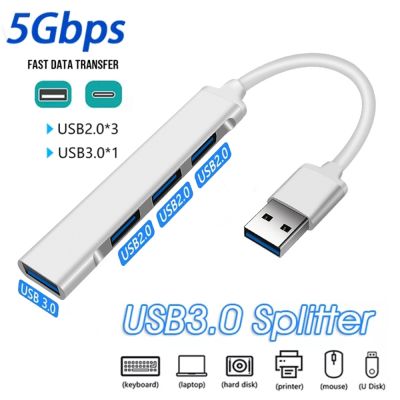 MINI Type C Usb 3.0ฮับ Usb 2.0 4 In 1เครื่องแยกอเนกประสงค์อะแดปเตอร์ OTG PD ชาร์จเร็วสำหรับเลอโนโว XIAOMI HUAWEI Macbook เคสอุปกรณ์รวมสายสัญญาณแบบมืออาชีพ Feona