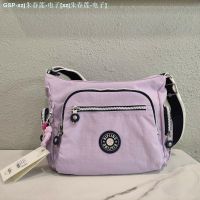 Available Kipling Monkey Bag Large-Capacity Soft Pink Purple Ladys Large One-Shoulder Oblique Womens Bag KI2531/K12632