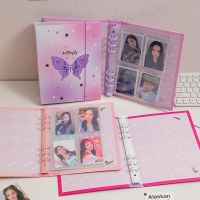 New Butterfly Kawaii A5 Kpop Photocard Binder Photo Cards Collect Book Storage Picture Album Hardcover Notebook Kpop Stationery