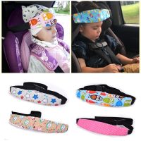 ZZOOI Cute Cartoon Print Baby Saftey Pillows Infant Car Seat Head Support Adjustable Boy Girl Playpens Sleep Positioner Fastening Belt