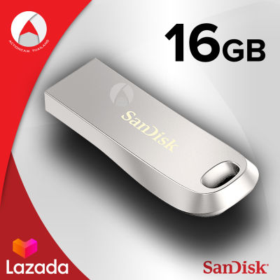 SANDISK Flash Drive ULTRA LUXE USB 3.1 16GB (SDCZ74-016G-G46) แฟลชไดร์ฟ แซนดิส เมมโมรี่ การ์ด ซินเน็ค อุปกรณ์จัดเก็บข้อมูล คอมพิวเตอร์ แล็ปท็อป โน็ตบุ๊ค Notebook Computer PC Macbook รับประกัน Synnex 5 ปี