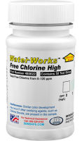 กระดาษวัดคลอรีนอิสระ Free Chlorine High (0-120 ppm)