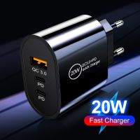 [2023ใหม่] PD 20W ที่ชาร์จความเร็วสูง Usb C ที่ชาร์จสำหรับ Xiaomi ผนังที่ชาร์จโทรศัพท์มือถือ Samsung สำหรับ Iphone 12 13 14Pro QC 3.0อะแดปเตอร์โทรศัพท์มือถือ