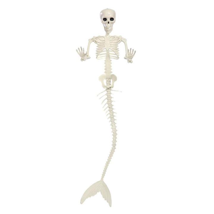 Skeleton Halloween Decoration Life Size Mermaid Skeleton For Spooky ...