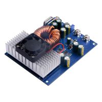 1000W DC-DC 50A Step Down Power Supply Module Adjustable 25V-90V to 2.5V-50V Buck Voltage Converter Board with Heat Sink Fan