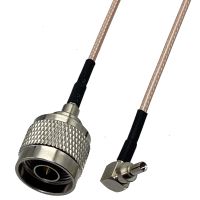 RG316 Cable N Male Plug to CRC9 Male Plug Right Angle Connector RF Coaxial Pigtail Jumper Adapter New Wire Terminal 4inch 10FT