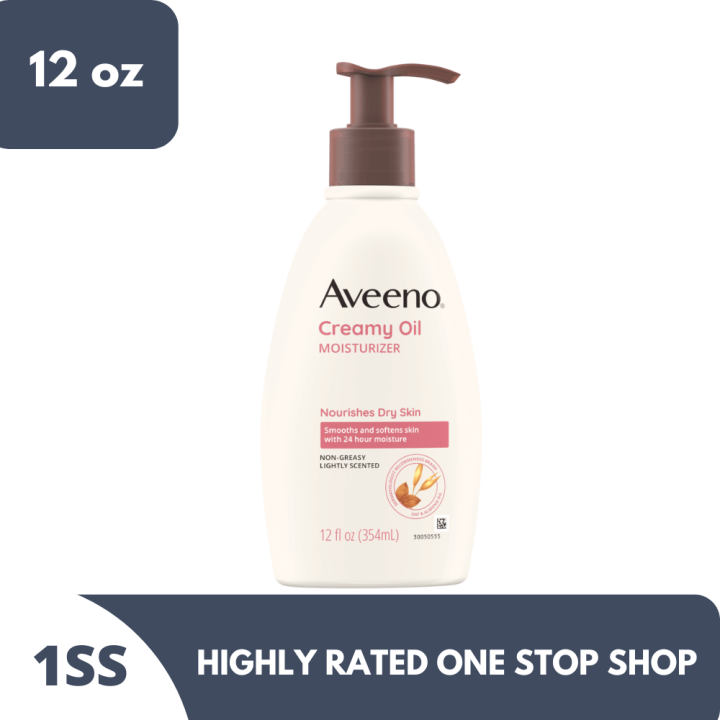 Aveeno Creamy Moisturizing Oil 12 Oz Lazada PH