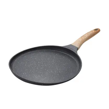 Crepe Pan Nonstick Dosa Pan, Tawa Pan for Roti Indian, Non-Stick Pancake  Griddle Compatible with Induction Cooktop, Comal for Tortillas, Griddle Pan