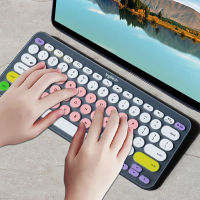 【Cw】wireless Keyboard COVER FOR K380 COLORFUL silicone Film Case Slim Thin English Keyboard Film Foil Painted DUST COVER