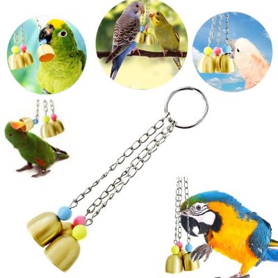 1 Pcs สีสัน Hollow Rolling Bell Parrot Bell ของเล่น Bird ของเล่น Parakeet Parrot Chew Cage ของเล่นสนุก Supplies Bird อุปกรณ์เสริม