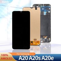 100 AMOLED For Samsung A20 Display A20s A20e LCD Touch Screen Digitizer Assembly Replacement Parts A202 A205 A207