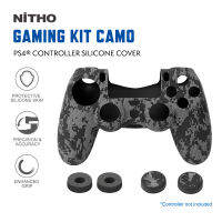 Nitho PS4 GAMING KIT CAMO PlayStation4 คอนโทรลเลอร์Dual Shock 4 DS4 Skin Case Cover Rubber Thumb Grip