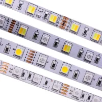 SMD 5050 RGB LED Strip Waterproof 5M 300LED DC 12V 24V CCT RGBCCT RGBW RGBWW WHITE WARM WHITE NW Fita LED Light Strips Flexible