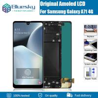 6.7 "AMOLED A715 Lcd สำหรับ Samsung Galaxy A71สัมผัสหน้าจอ LCD หน้าจอดิจิตอลสำหรับ Samsung A71 A715 A715F A715FD Lcd