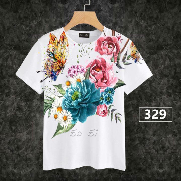 loso-store-เสื้อยืดพิมพ์ลาย-ลายนกเงือกสวยๆ