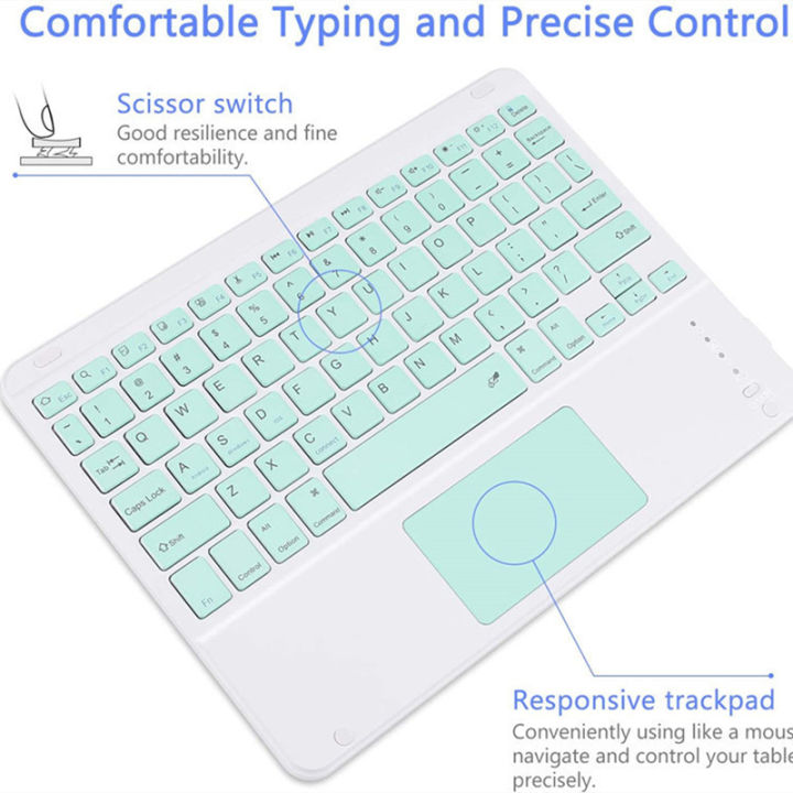 ชุดแป้นพิมพ์เมาส์ทัชแพด-bluetooth-รัสเซียอาหรับสเปนคีย์บอร์ดไร้สายและเมาส์คอมโบ-teclado-สำหรับแท็บเล็ตโทรศัพท์-ipad-dliqnzmdjasfg
