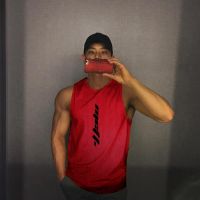 New Summer Mens Training Vest Men Mesh Quick Dry Gym Clothing Bodybuilding Fitness Tank Top Sleeveless T Shirt Workout Singlets