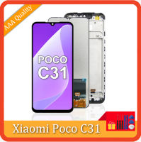 6.53 ต้นฉบับสำหรับ C31 POCO ชิ้นส่วนจอสัมผัสแอลซีดีของเครื่องแปลงดิจิทัลสำหรับ Xiaomi C31 Poco MZB0A0MIN MZB0A0KIN แอลซีดี211033MI