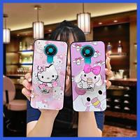 Silicone Anti-dust Phone Case For Nokia 3.4 Cover Cute Shockproof TPU Waterproof Original foothold Kickstand drift sand