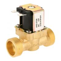 1pc DC12V G3/4 Brass Electric Solenoid Valve Water Inlet Switch for Solar Water Heater Valve Valves