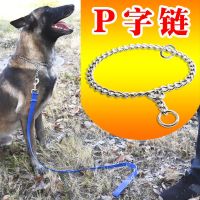 ◕ P Chain Horse Dog Collar ปลอกคอสุนัขเชือกตัวอักษรเดินสายจูงสุนัขการฝึกอบรม Professional Dog Training Leash Rope Aliexpress ขายส่ง