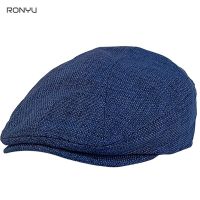 สตรี Mens Blue Ivy หมวกผู้หญิง Beret Caie Driver หมวกฤดูใบไม้ผลิฤดูร้อน Breathable หมวกแบนสีเทา Vintage Gatsby Beret NM05-03