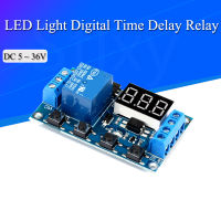 DC 5V 12V 24V ไฟ LED ดิจิตอลรีเลย์หน่วงเวลา Trigger CYCLE TIMER DELAY SWITCH Circuit Board เกมส์จับเวลาโมดูลควบคุม DIY-JHU STORE