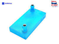 40*80*12 Aluminum Water Cooling Block Radiator Heatsink (อลูมิเนียมบล็อกฟ้า-แบบออกด้านบน)