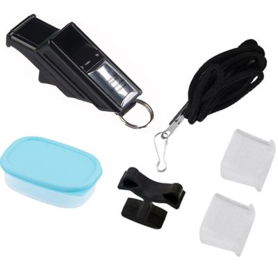 Professional Soccer Referee Whistles Grey/Silver Big Sound football Whistles Seedless Plastic Whistles Basketball Whistles Survival kits