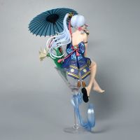 Spot parcel post Anime Wholesale Original God GK Shenli Yinhua Hand Office Egret Umbrella Anime Two-Dimensional Game Model Doll Ornaments