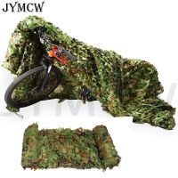 Camouflage Net Hunting Concealment Net Woodland Army Training Ground Camouflage Shade Net Car Cover Camping Sun Shelter