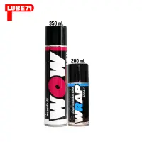 LUBE71 สเปรย์ล้างโซ่ WOW EXTRA ขนาด 350 มล. + สเปรย์ฉีดโซ่ WRAP ขนาด 200 มล. // สเปรย์ล้างโซ่