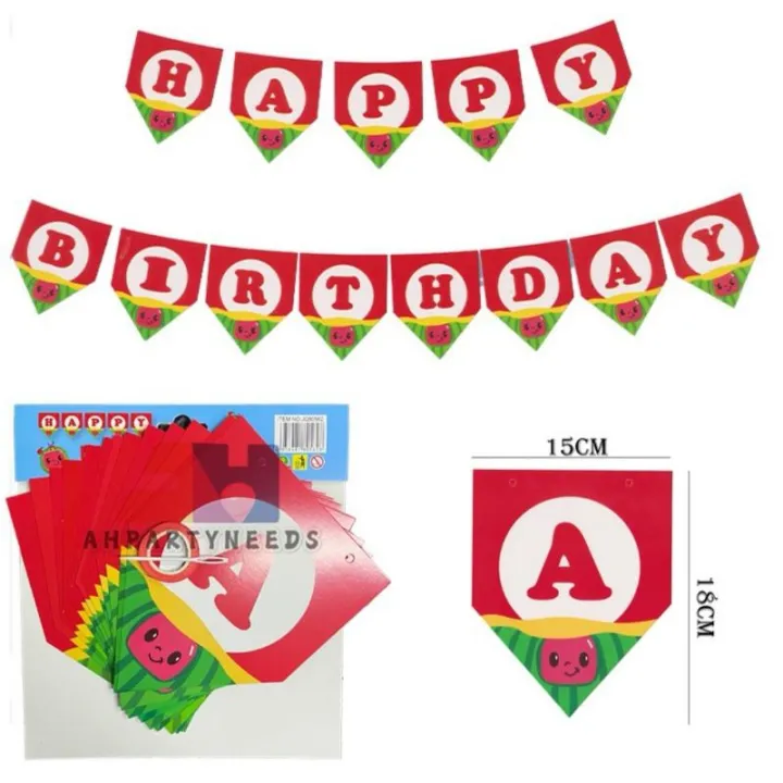 cocomelon happy birthday letter banner | Lazada PH