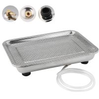 [COD] steel tea tray water storage type rectangular with drainage drain kung fu set