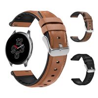 Silicone+Leather Band for Oneplus Watch Metal Buckle Strap for Oneplus Smart Watch Replacement Bracelet Watchband 20 22mm Correa Straps