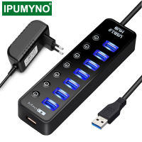 USB HUB 3.0 Multi 4 7 Port Charger For Ipad Mac Book Air Pro Pc Computer Laptop Accessories With Power Adapter Usb Splitter Hab