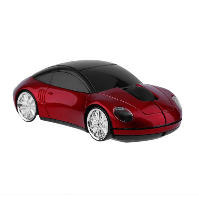 Elife Creative 2.4GHZ Wireless Car Shape Mouse 1600DPI เมาส์ออปติคอลไร้สาย