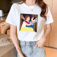 เสื้อยืดเสื้อยืดเสื้อยืดลำลองลายการ์ตูนน่ารักเทรนด์90S สำหรับผู้หญิงเสื้อยืดกราฟิกสำหรับผู้หญิง