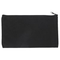 40 Pcs Canvas Zipper Pouch Bags Canvas Makeup Bags Pencil Case Blank DIY Craft Bags for Travel DIY Craft School Black