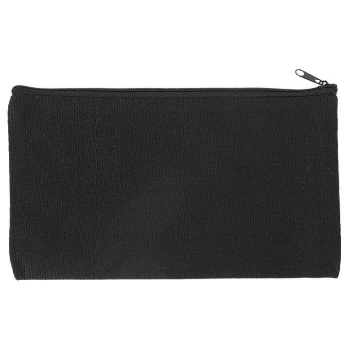 40-pcs-canvas-zipper-pouch-bags-canvas-makeup-bags-pencil-case-blank-diy-craft-bags-for-travel-diy-craft-school-black