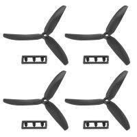 2 Pair 5030 3-Blades Direct Drive Propeller Prop CW/CCW for RC Airplane Aircraft (Black)