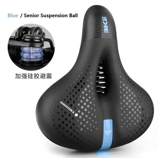 Chống sốc phản quang rỗng yên xe đạp xe đạp mtb ghế thoáng khí chống mưa - ảnh sản phẩm 4